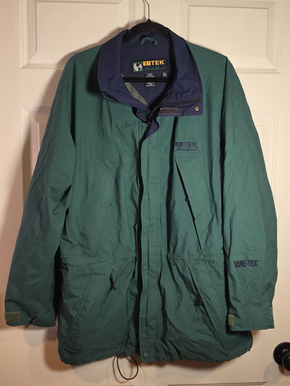 Eddie Bauer Vintage 90s Ebtek Men's Green Gore-Tex Jacket M